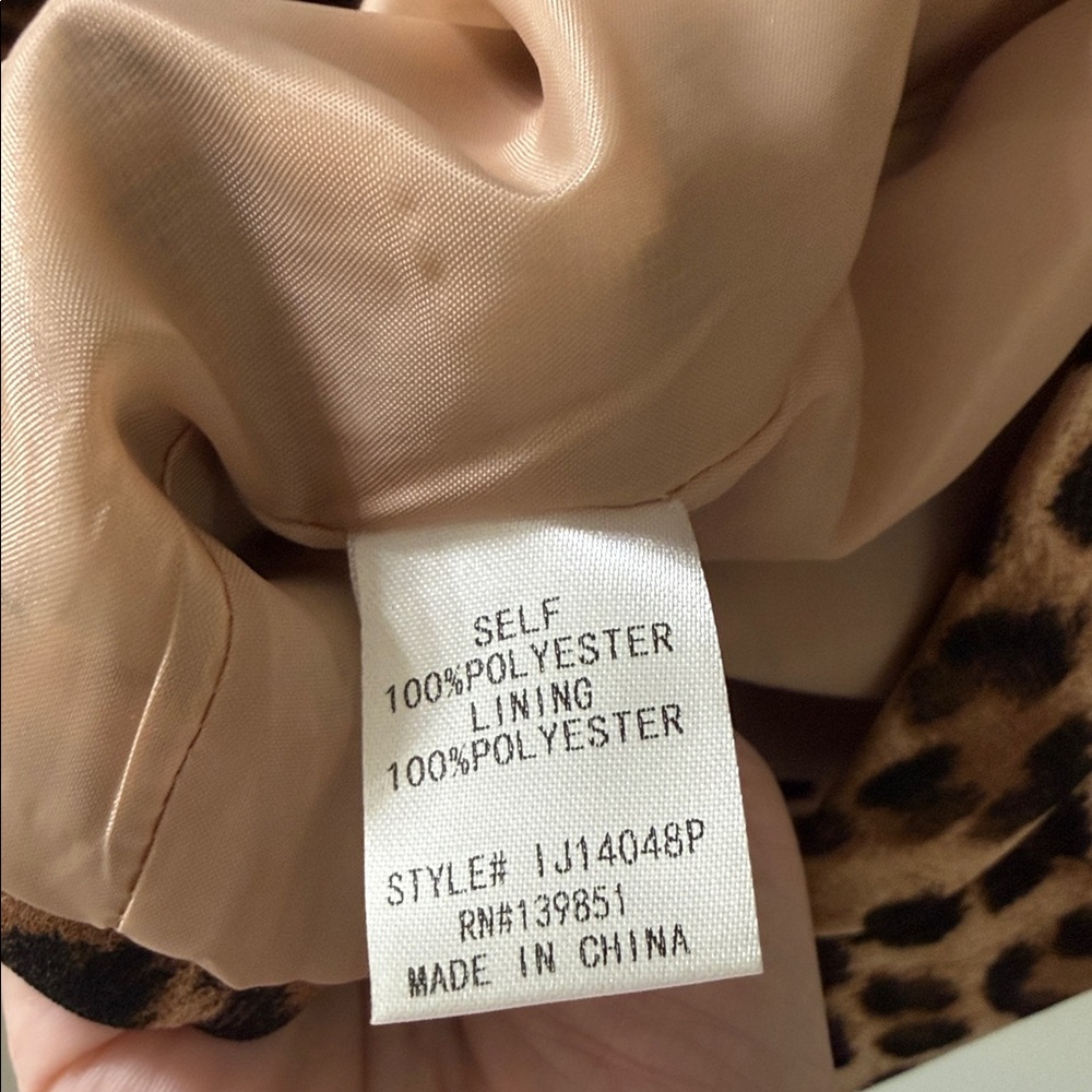 Leopard Print Women's Blazer - Picture 6 of 7